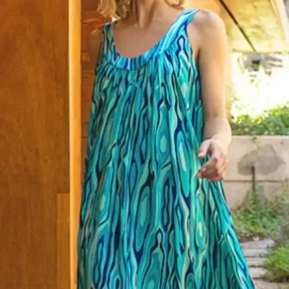 Trina Turk Fern Maxi Dress -L
